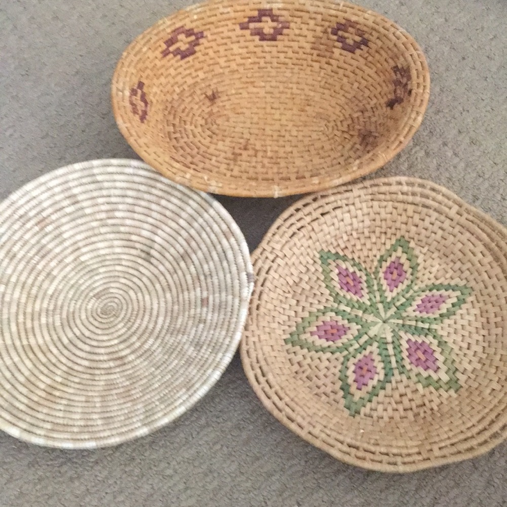 Bundle of three baskets